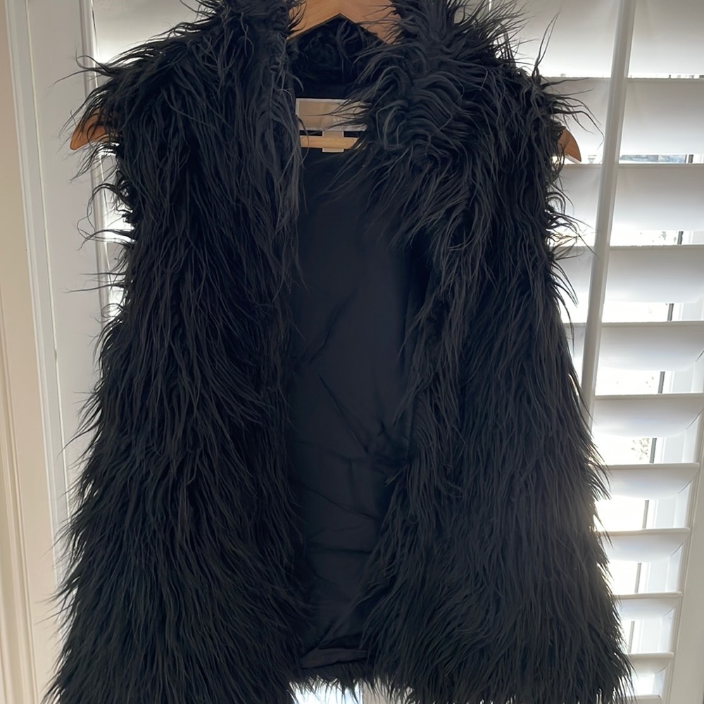 Michael Kors faux fur vest
